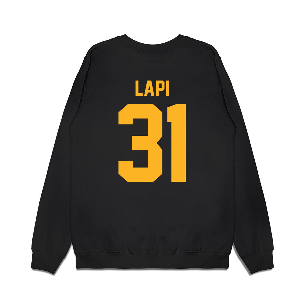 Pittsburgh - NCAA Football : Nick Lapi - Vintage Helmet Premium Crewneck Sweatshirt-1