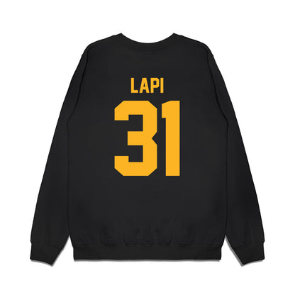 Pittsburgh - NCAA Football : Nick Lapi - Vintage Helmet Premium Crewneck Sweatshirt-1