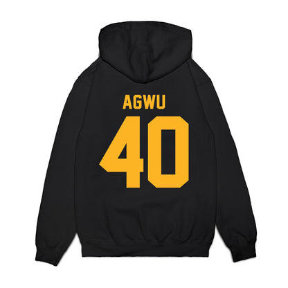 Pittsburgh - NCAA Football : Amah Agwu - Vintage Helmet Premium Hooded Sweatshirt-1