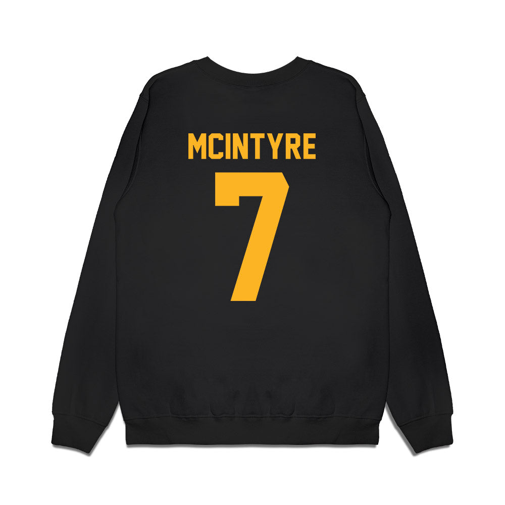 Pittsburgh - NCAA Football : Javon Mcintyre - Vintage Helmet Premium Crewneck Sweatshirt-1