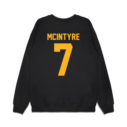 Pittsburgh - NCAA Football : Javon Mcintyre - Vintage Helmet Premium Crewneck Sweatshirt-1