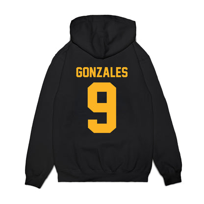 Pittsburgh - NCAA Football : Cole Gonzales - Vintage Helmet Premium Hooded Sweatshirt-1