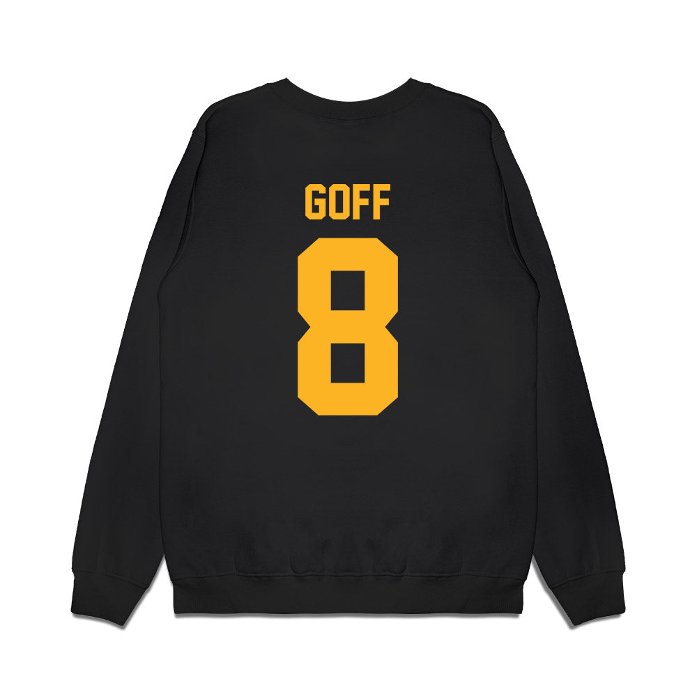 Pittsburgh - NCAA Football : Juelz Goff - Vintage Helmet Premium Crewneck Sweatshirt-1