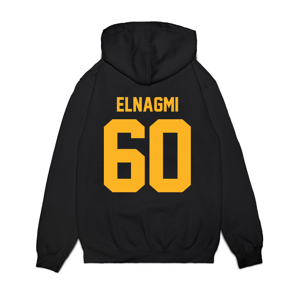 Pittsburgh - NCAA Football : Akram Elnagmi - Vintage Helmet Premium Hooded Sweatshirt-1