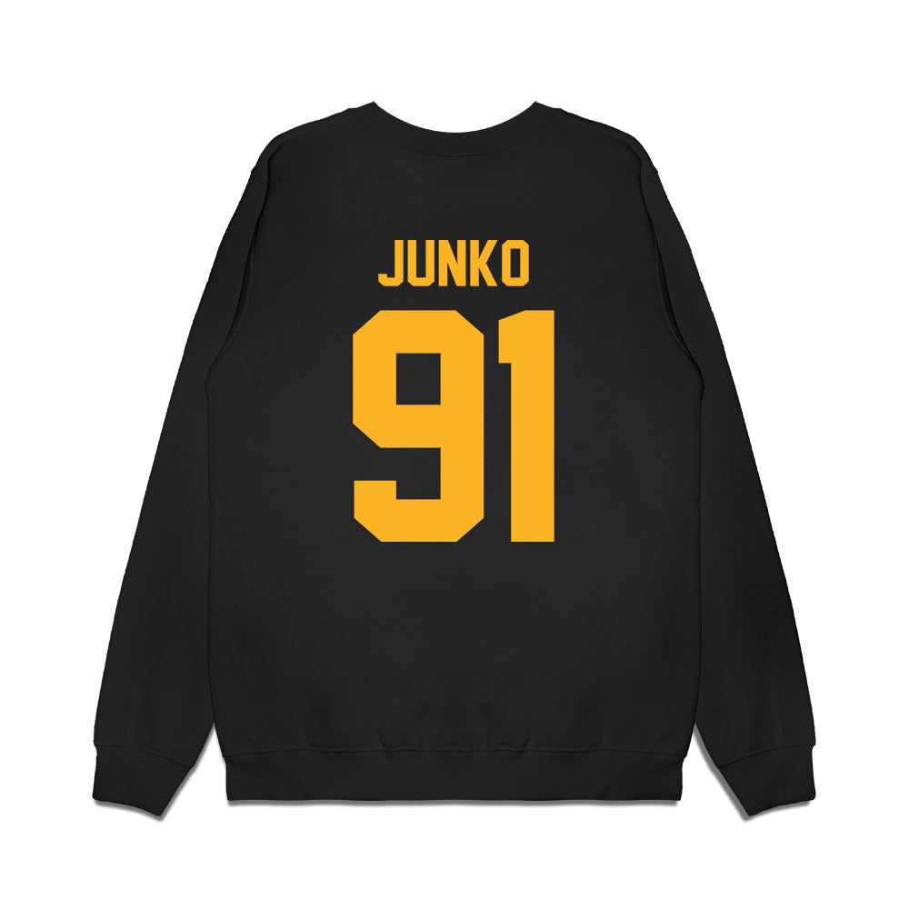 Pittsburgh - NCAA Football : Caleb Junko - Vintage Helmet Premium Crewneck Sweatshirt-1
