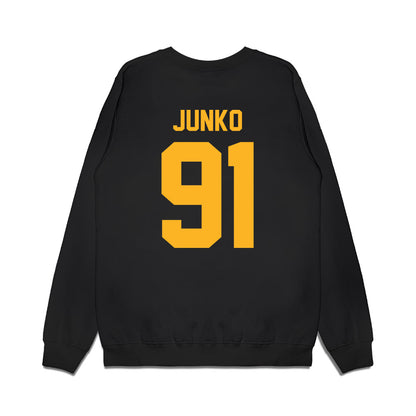 Pittsburgh - NCAA Football : Caleb Junko - Vintage Helmet Premium Crewneck Sweatshirt-1