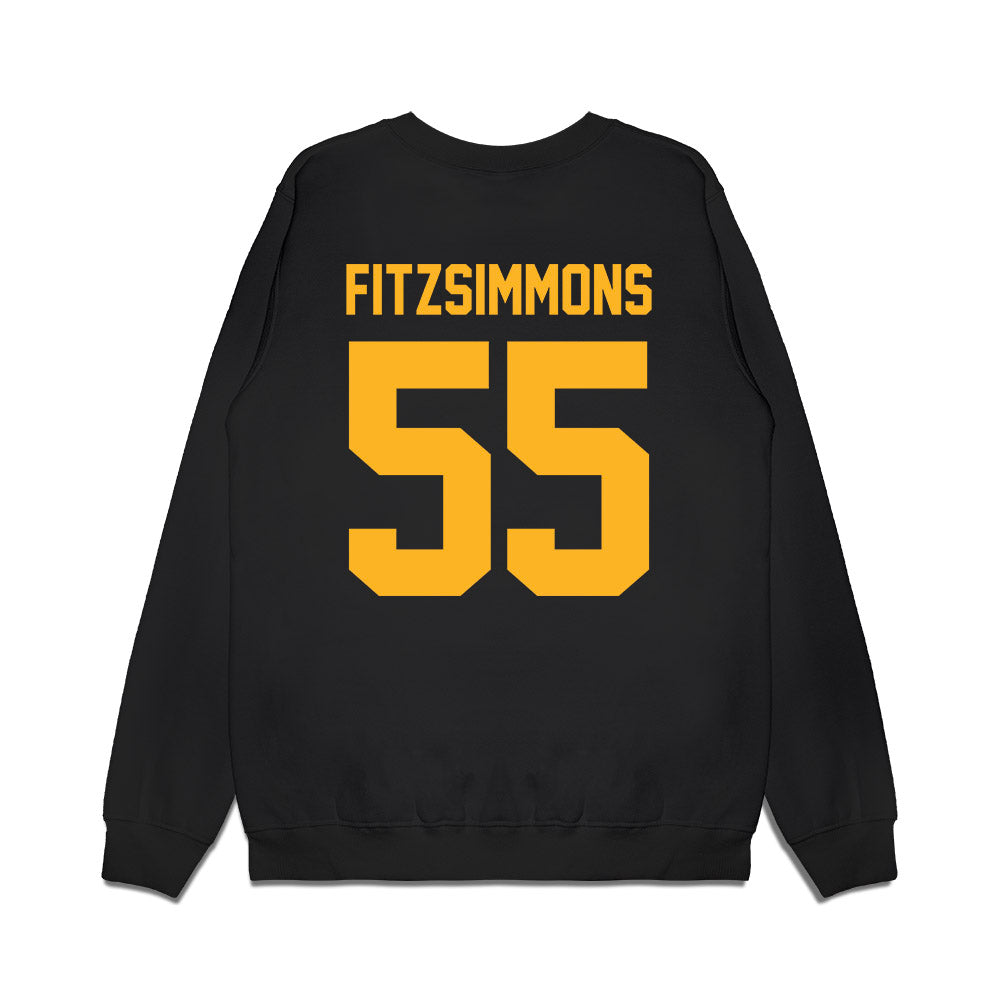 Pittsburgh - NCAA Football : Sean FitzSimmons - Vintage Helmet Premium Crewneck Sweatshirt-1