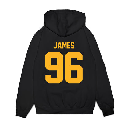 Pittsburgh - NCAA Football : Nick James - Vintage Helmet Premium Hooded Sweatshirt-1