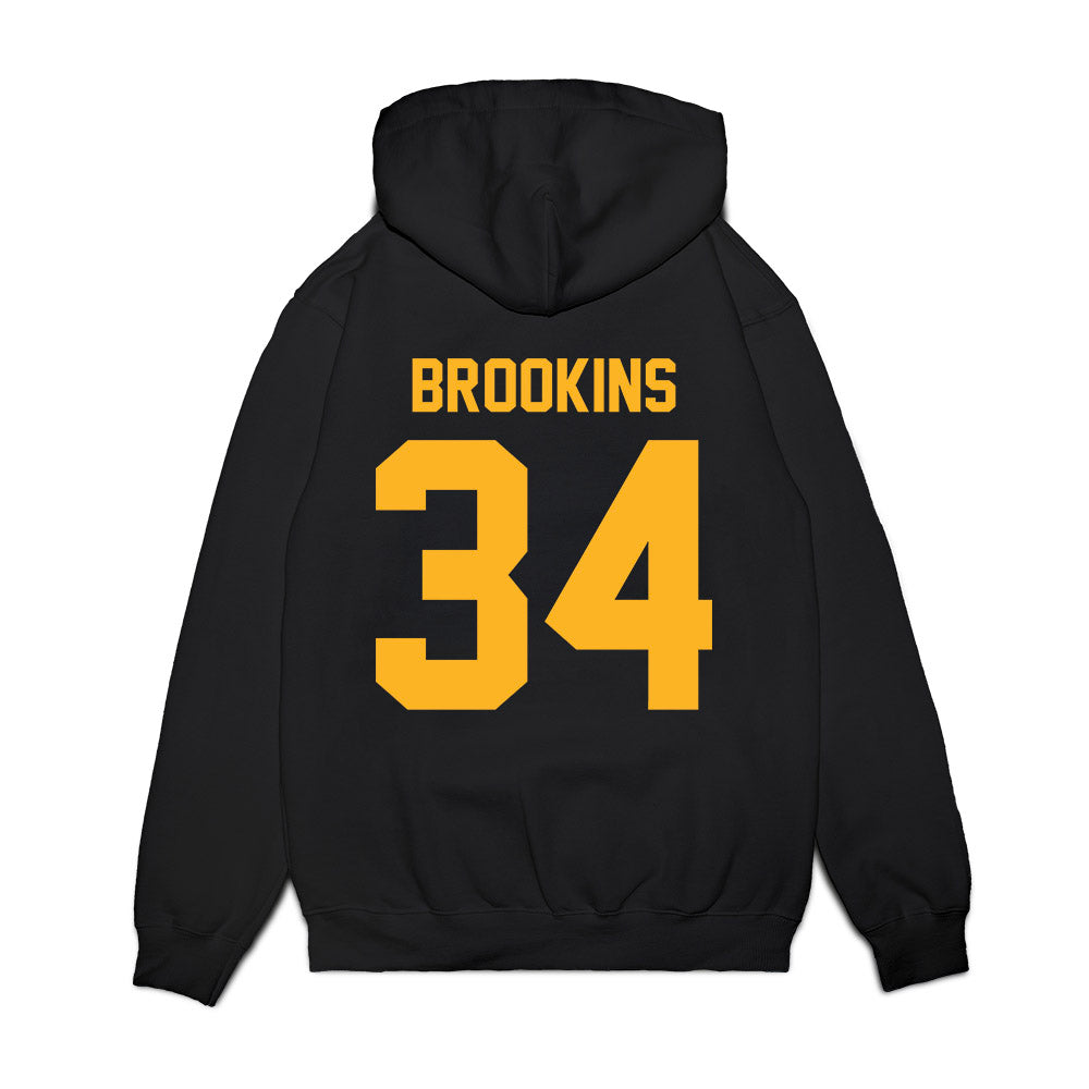 Pittsburgh - NCAA Football : Cruce Brookins - Vintage Helmet Premium Hooded Sweatshirt-1