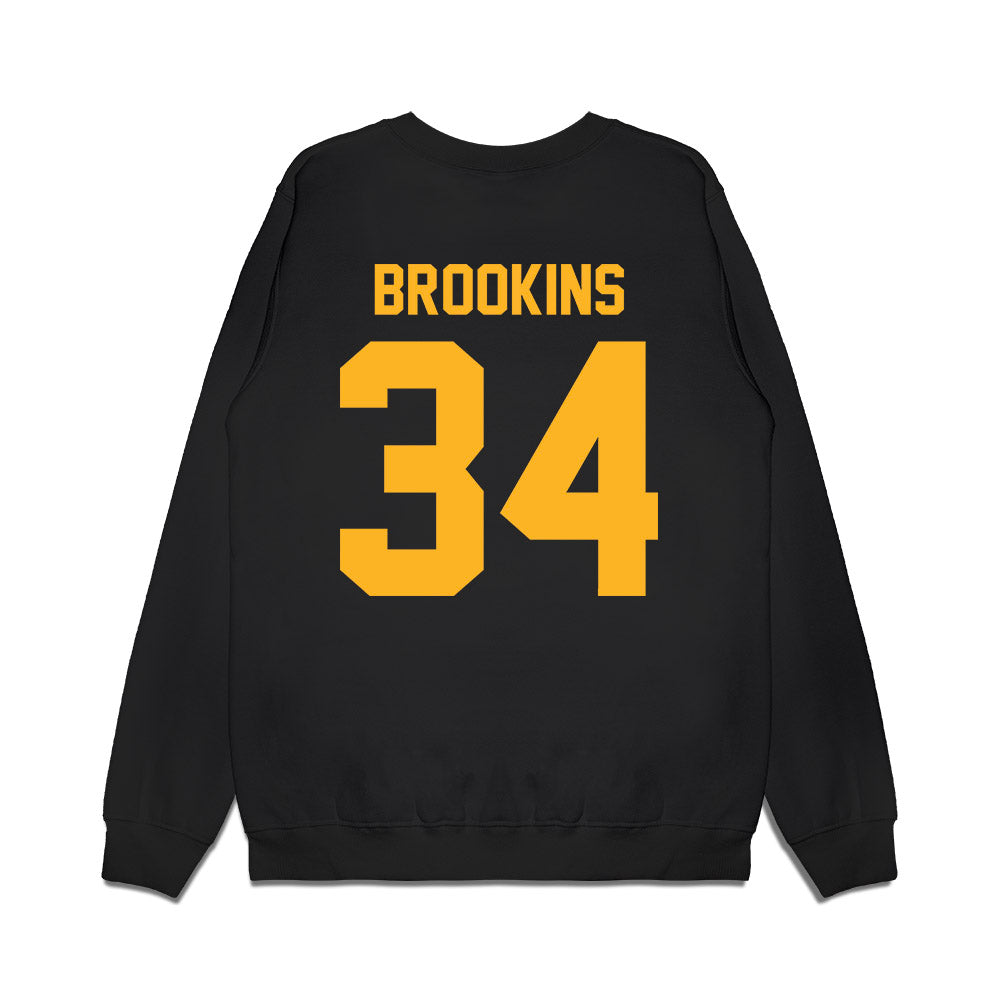 Pittsburgh - NCAA Football : Cruce Brookins - Vintage Helmet Premium Crewneck Sweatshirt-1