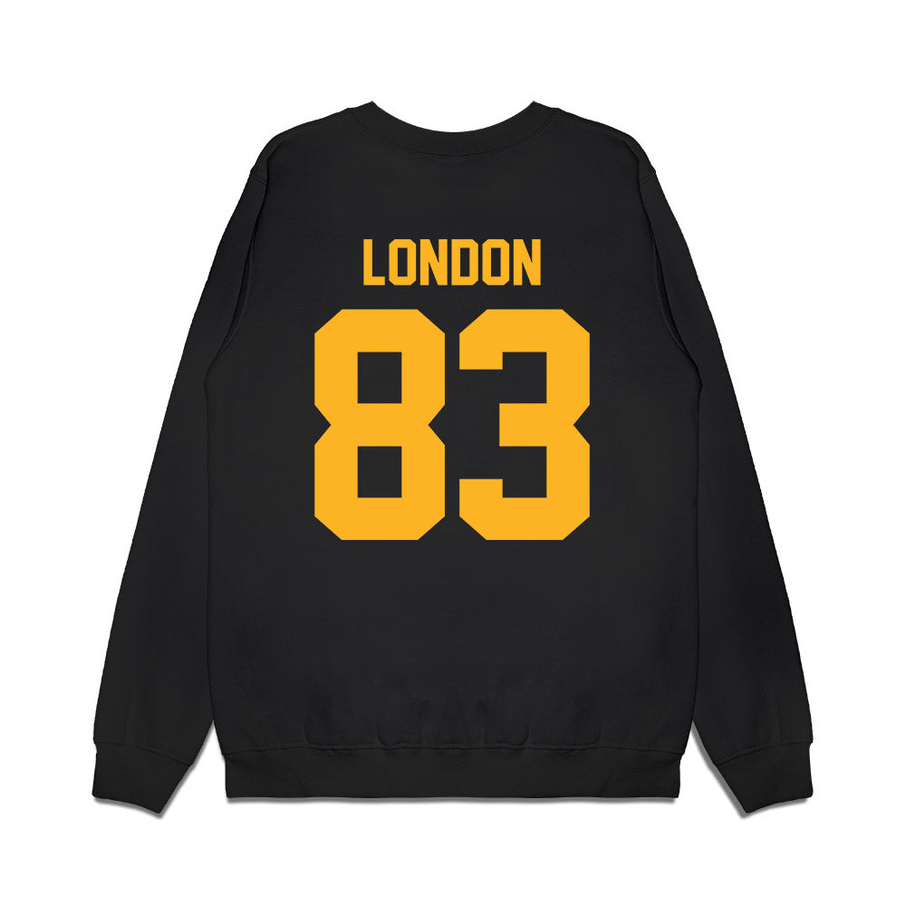 Pittsburgh - NCAA Football : James London - Vintage Helmet Premium Crewneck Sweatshirt-1