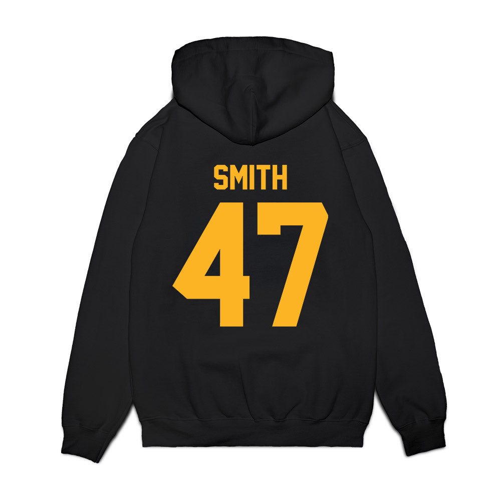 Pittsburgh - NCAA Football : Caden Smith - Vintage Helmet Premium Hooded Sweatshirt-1