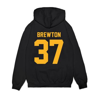 Pittsburgh - NCAA Football : Davin Brewton - Vintage Helmet Premium Hooded Sweatshirt-1