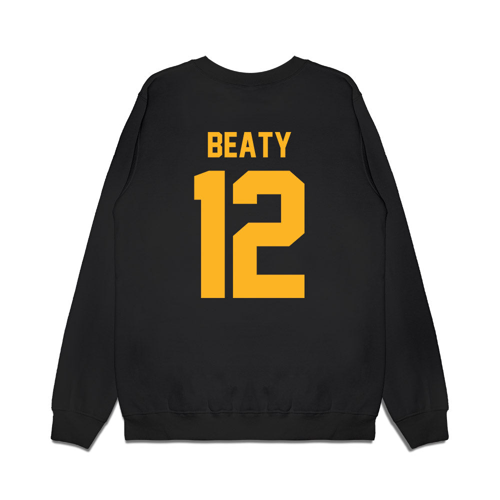 Baylor - NCAA Football : Kyler Beaty - Vintage Helmet Premium Crewneck Sweatshirt-1