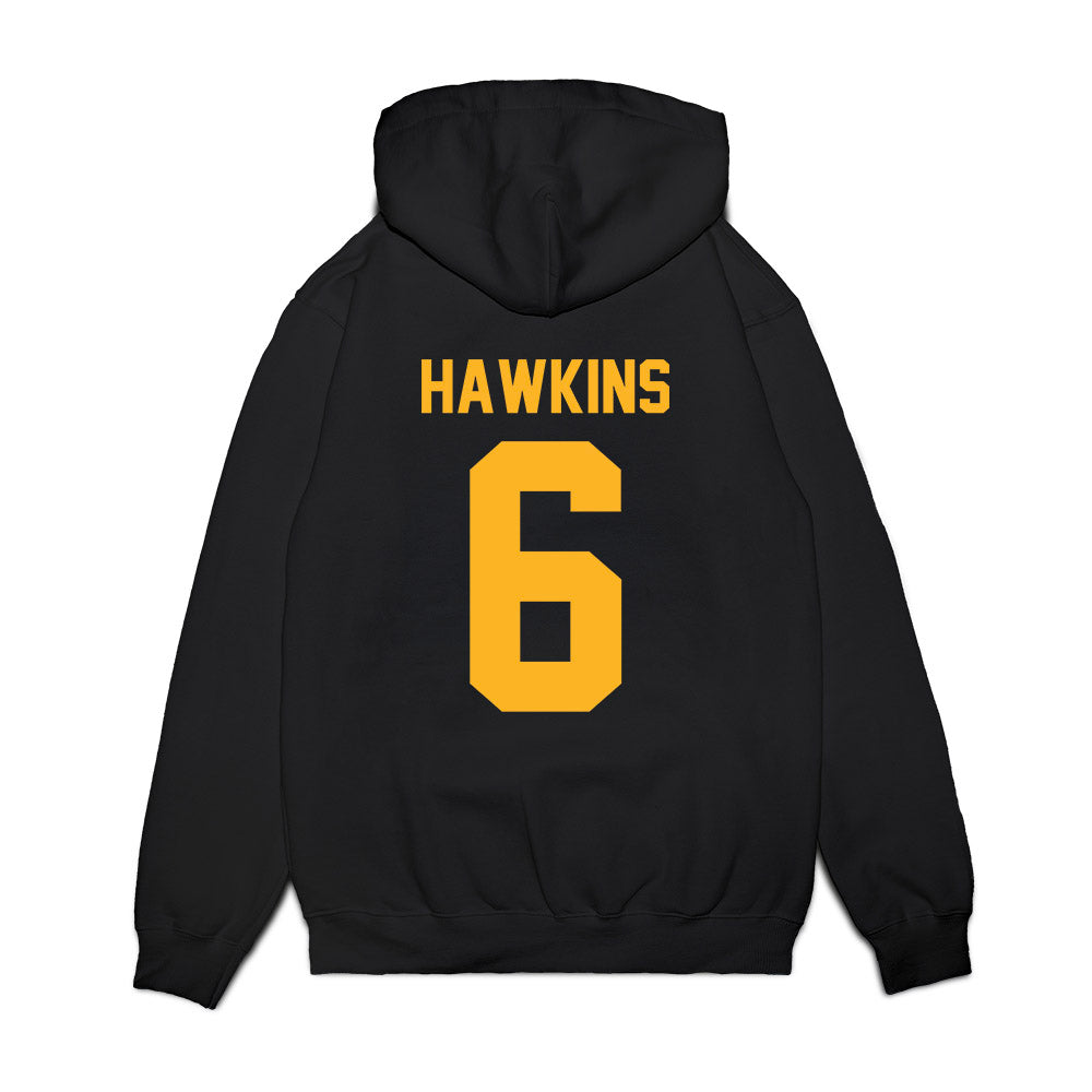 Baylor - NCAA Football : Ashtyn Hawkins - Vintage Helmet Premium Hooded Sweatshirt-1