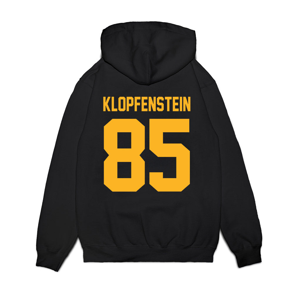 Baylor - NCAA Football : Matthew Klopfenstein - Vintage Helmet Premium Hooded Sweatshirt-1