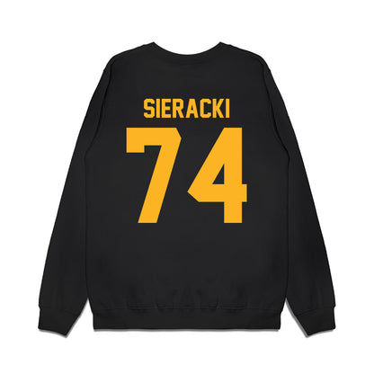 Baylor - NCAA Football : kaden sieracki - Vintage Helmet Premium Crewneck Sweatshirt-1