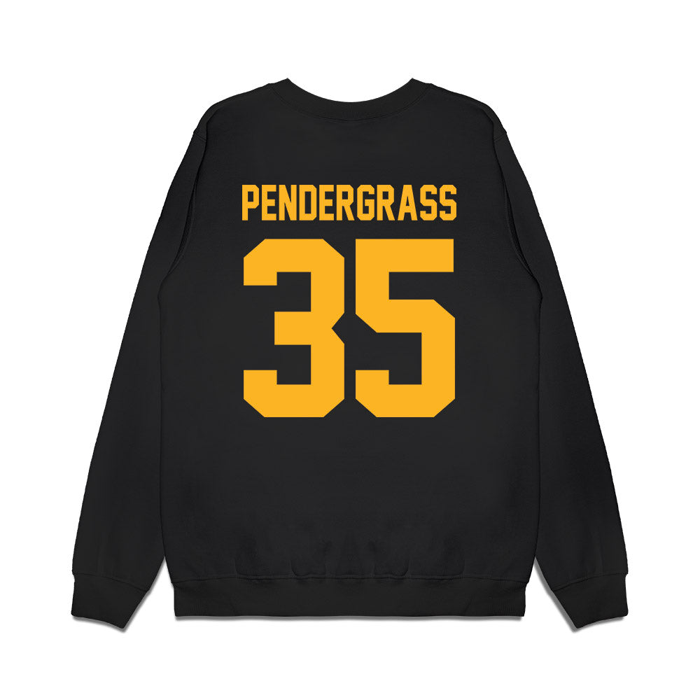 Baylor - NCAA Football : Dawson Pendergrass - Vintage Helmet Premium Crewneck Sweatshirt-1
