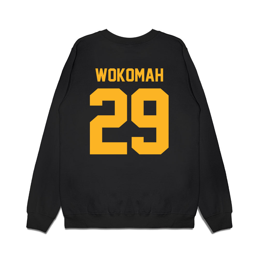 Baylor - NCAA Football : Kris Wokomah - Vintage Helmet Premium Crewneck Sweatshirt-1