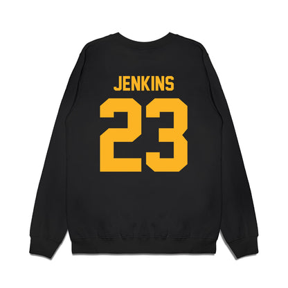 Baylor - NCAA Football : Cameren Jenkins - Vintage Helmet Premium Crewneck Sweatshirt-1