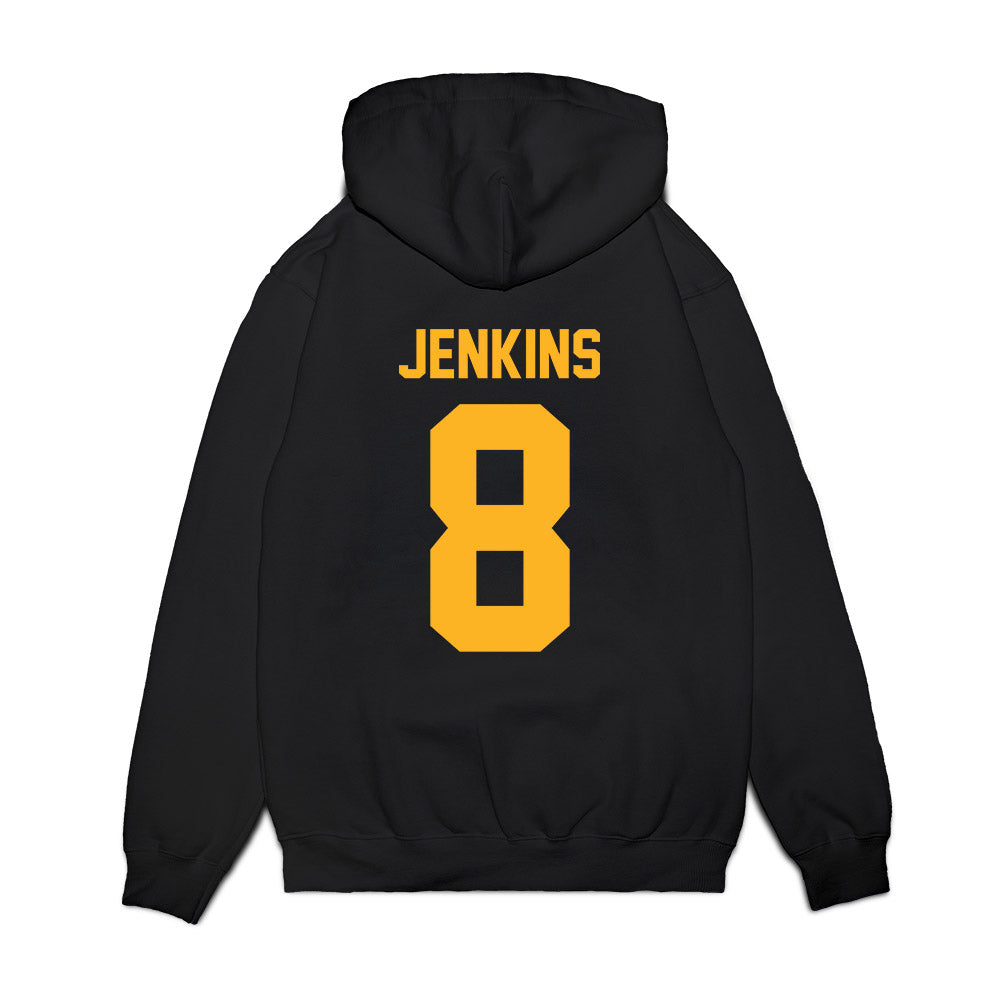 Baylor - NCAA Football : Caden Jenkins - Vintage Helmet Premium Hooded Sweatshirt-1