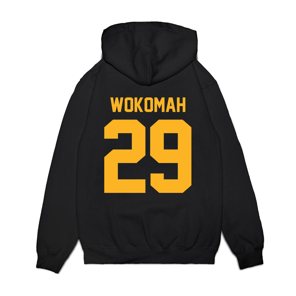 Baylor - NCAA Football : Kris Wokomah - Vintage Helmet Premium Hooded Sweatshirt-1