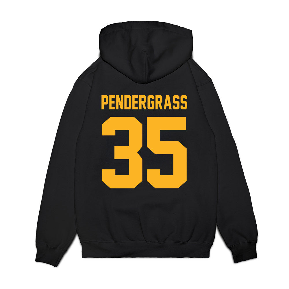 Baylor - NCAA Football : Dawson Pendergrass - Vintage Helmet Premium Hooded Sweatshirt-1