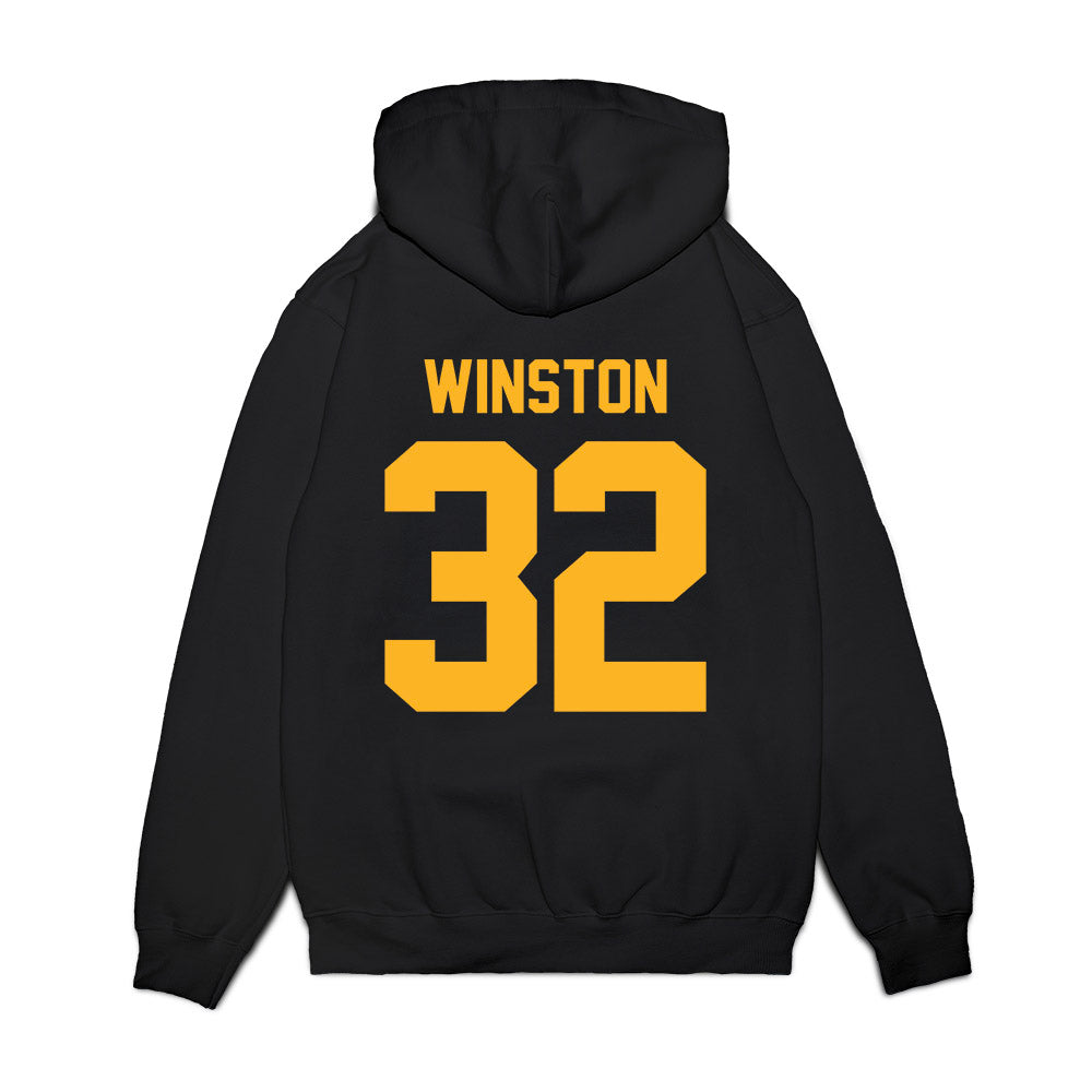 Baylor - NCAA Football : Emarrion Winston - Vintage Helmet Premium Hooded Sweatshirt-1