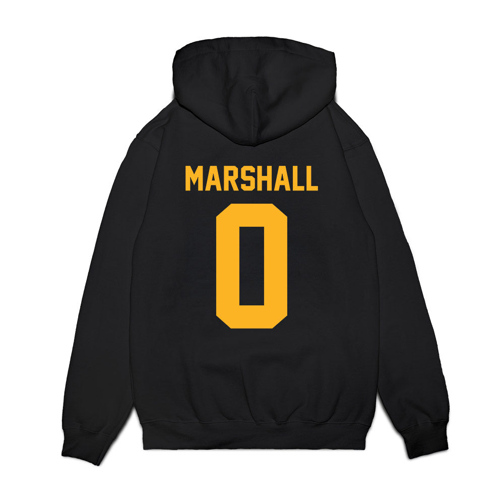 Baylor - NCAA Football : Jackie Marshall - Vintage Helmet Premium Hooded Sweatshirt-1