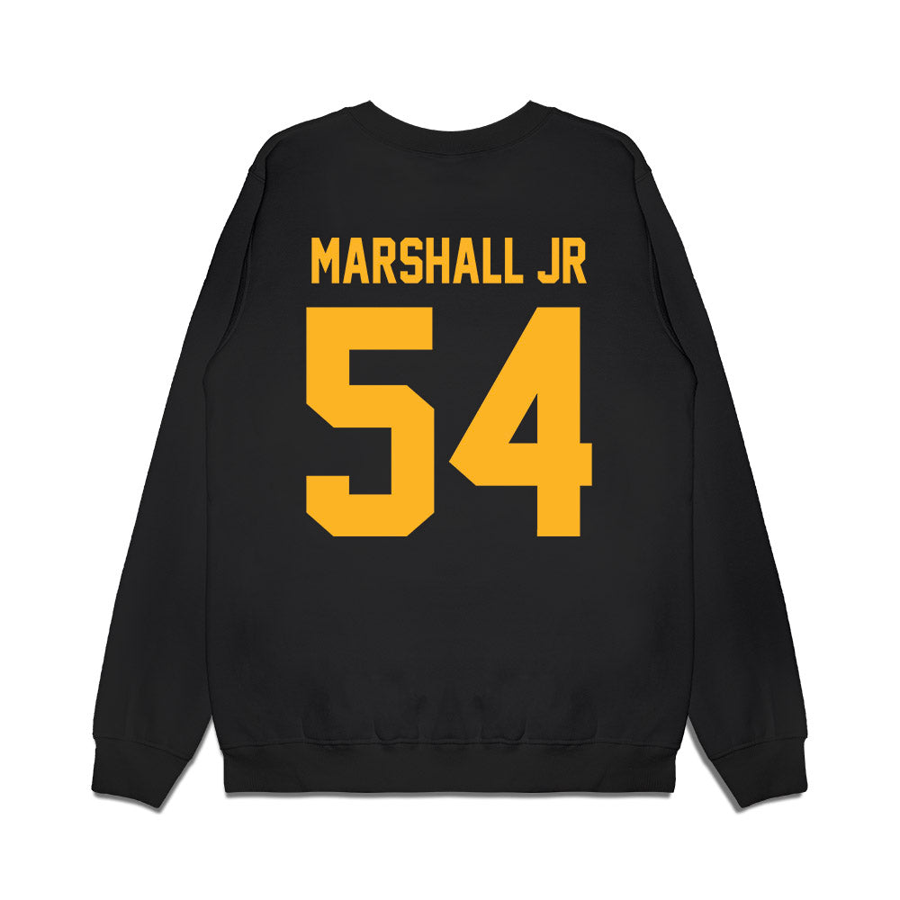 Baylor - NCAA Football : David Marshall Jr - Vintage Helmet Premium Crewneck Sweatshirt-1