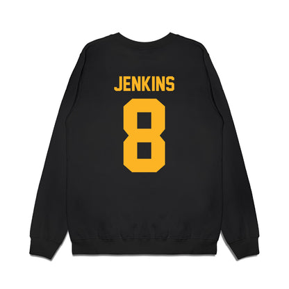 Baylor - NCAA Football : Caden Jenkins - Vintage Helmet Premium Crewneck Sweatshirt-1