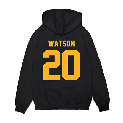 Baylor - NCAA Football : Jacorey Watson - Vintage Helmet Premium Hooded Sweatshirt-1