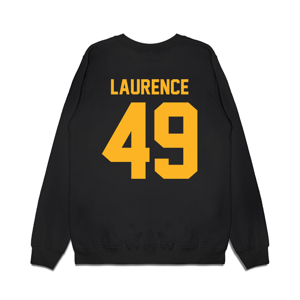 Baylor - NCAA Football : Trey Laurence - Vintage Helmet Premium Crewneck Sweatshirt-1