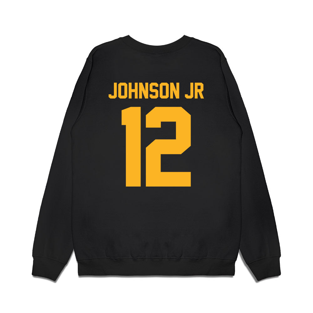 Baylor - NCAA Football : Kelsey Johnson Jr - Vintage Helmet Premium Crewneck Sweatshirt-1