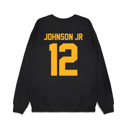 Baylor - NCAA Football : Kelsey Johnson Jr - Vintage Helmet Premium Crewneck Sweatshirt-1