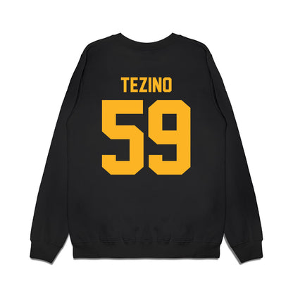 Baylor - NCAA Football : Devonte Tezino - Vintage Helmet Premium Crewneck Sweatshirt-1
