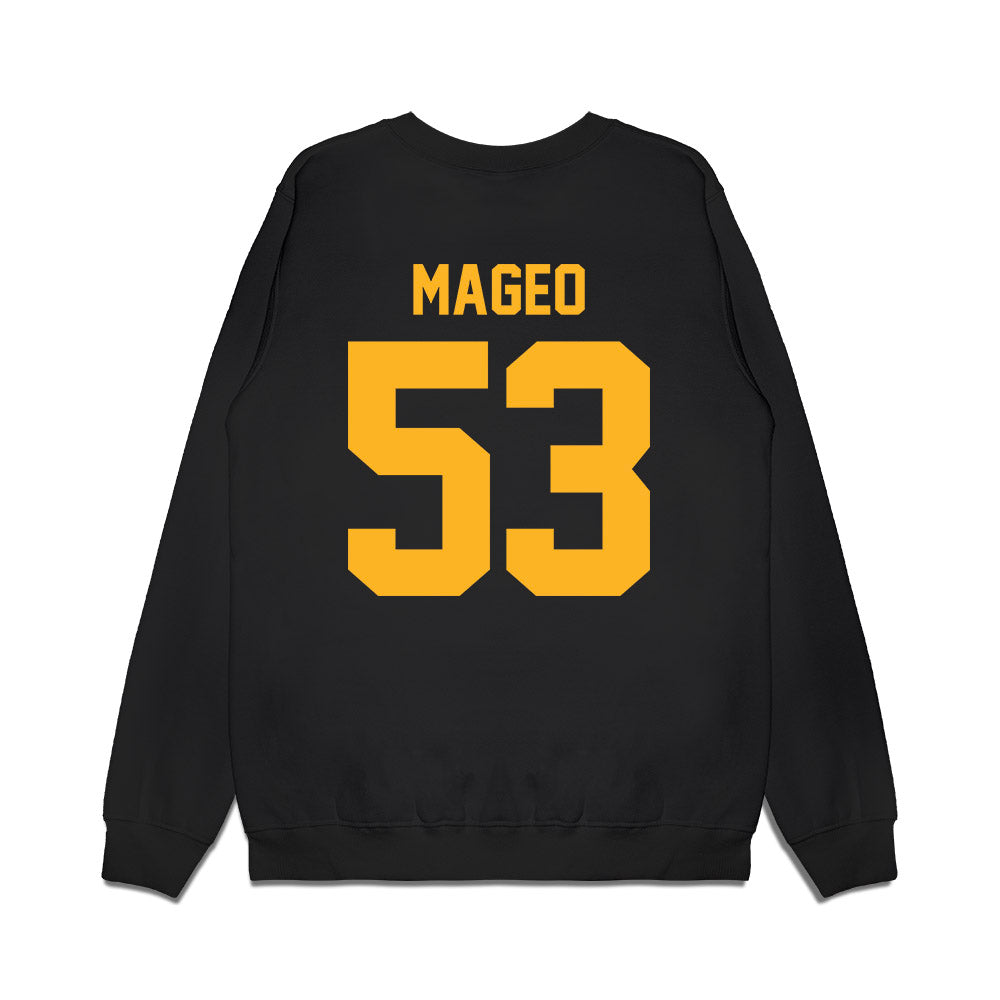Baylor - NCAA Football : Ronnie Mageo - Vintage Helmet Premium Crewneck Sweatshirt-1