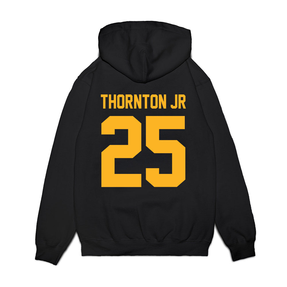 Baylor - NCAA Football : LeVar Thornton Jr - Vintage Helmet Premium Hooded Sweatshirt-1