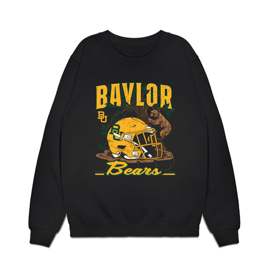 Baylor - NCAA Football : Dawson Pendergrass - Vintage Helmet Premium Crewneck Sweatshirt-0