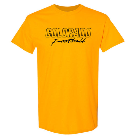 Colorado - NCAA Football : Damian Henderson - Gold Classic Shersey T-Shirt-0