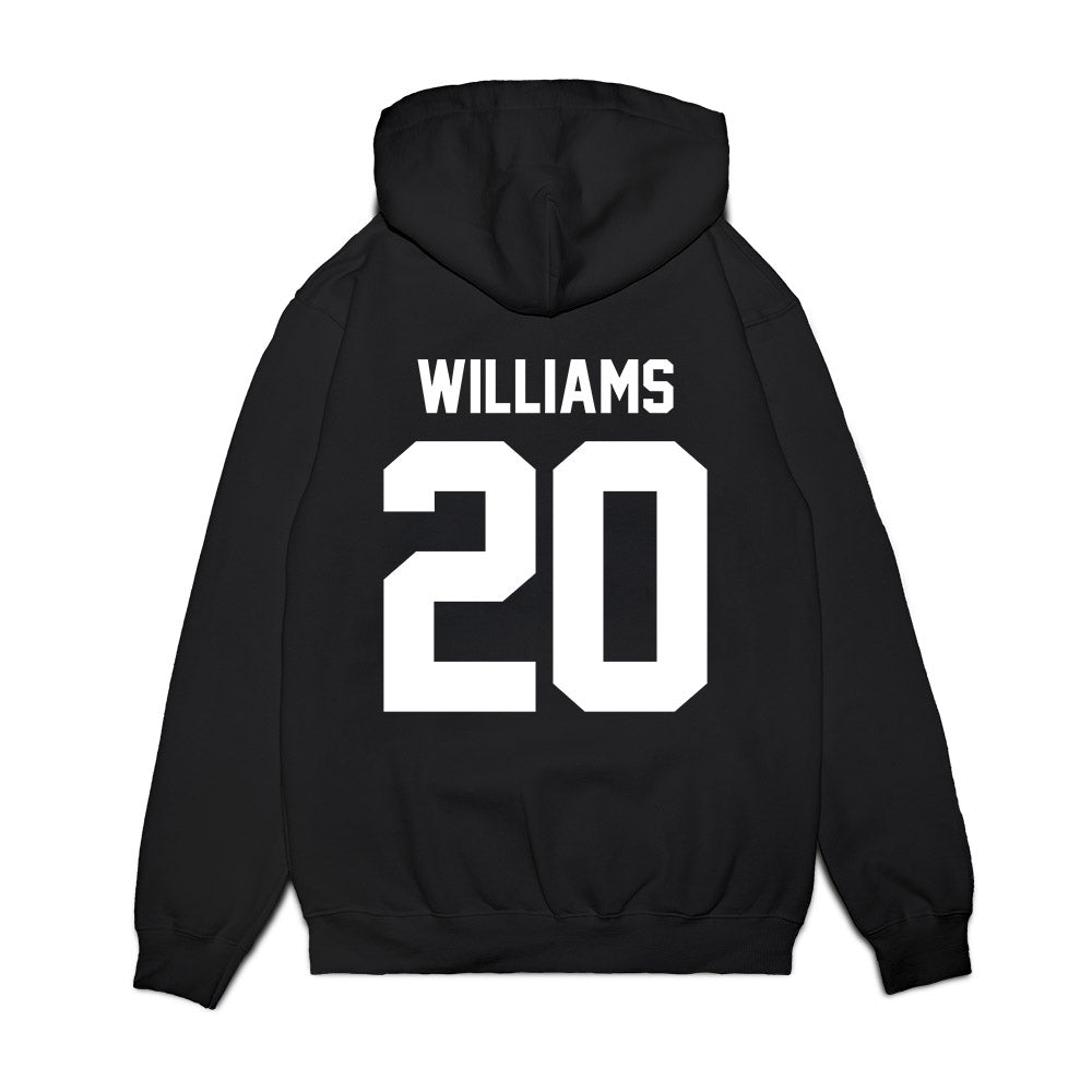 Texas Tech - NCAA Football : J'koby Williams - Vintage Helmet Premium Hooded Sweatshirt-1
