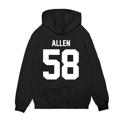Texas Tech - NCAA Football : Tanner Allen - Vintage Helmet Premium Hooded Sweatshirt-1