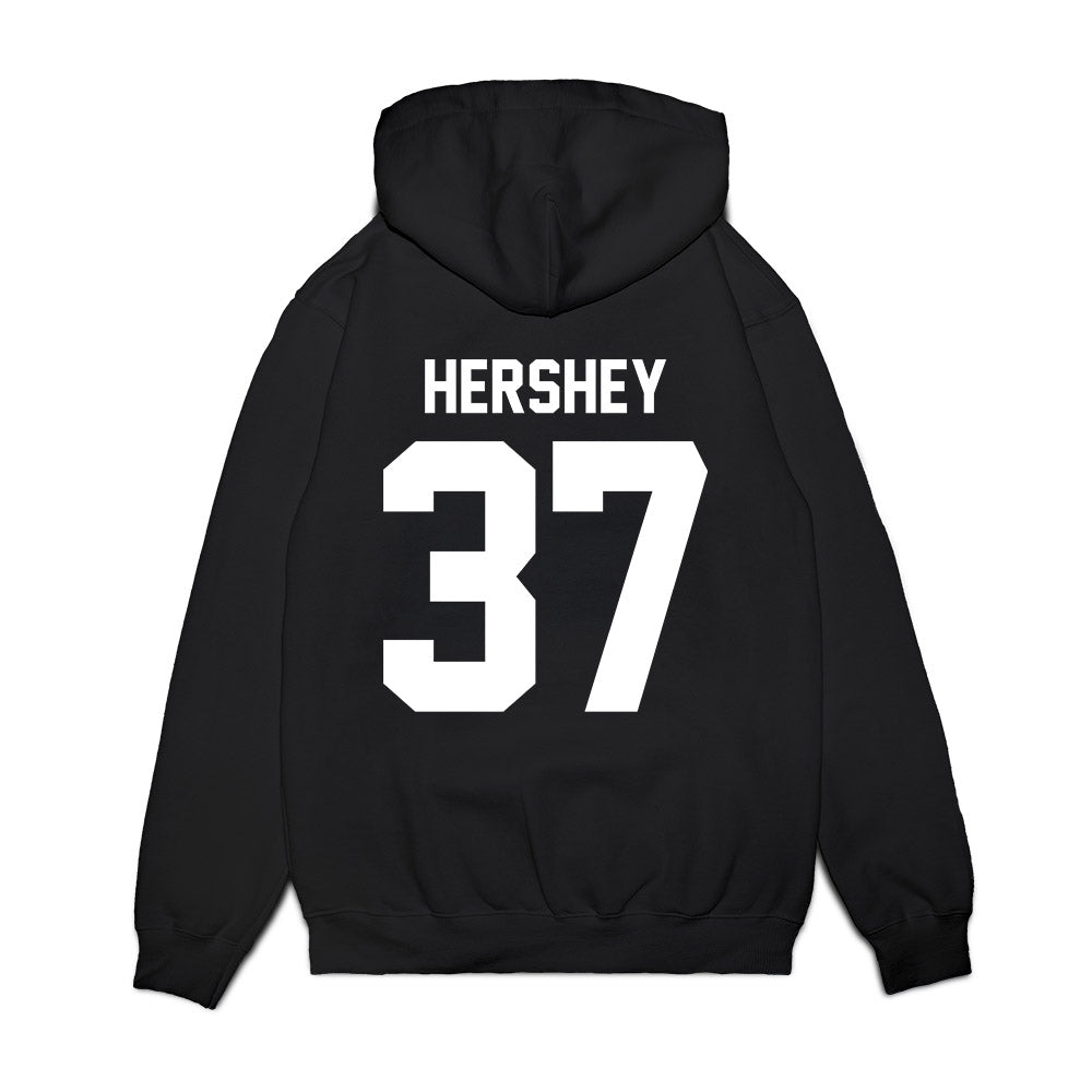 Texas Tech - NCAA Football : Ian Hershey - Vintage Helmet Premium Hooded Sweatshirt-1