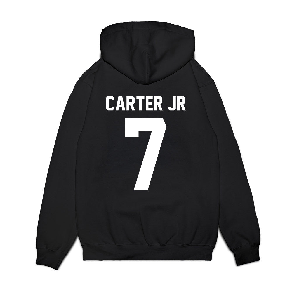 Texas Tech - NCAA Football : Terrance Carter Jr - Vintage Helmet Premium Hooded Sweatshirt-1