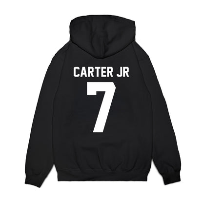 Texas Tech - NCAA Football : Terrance Carter Jr - Vintage Helmet Premium Hooded Sweatshirt-1