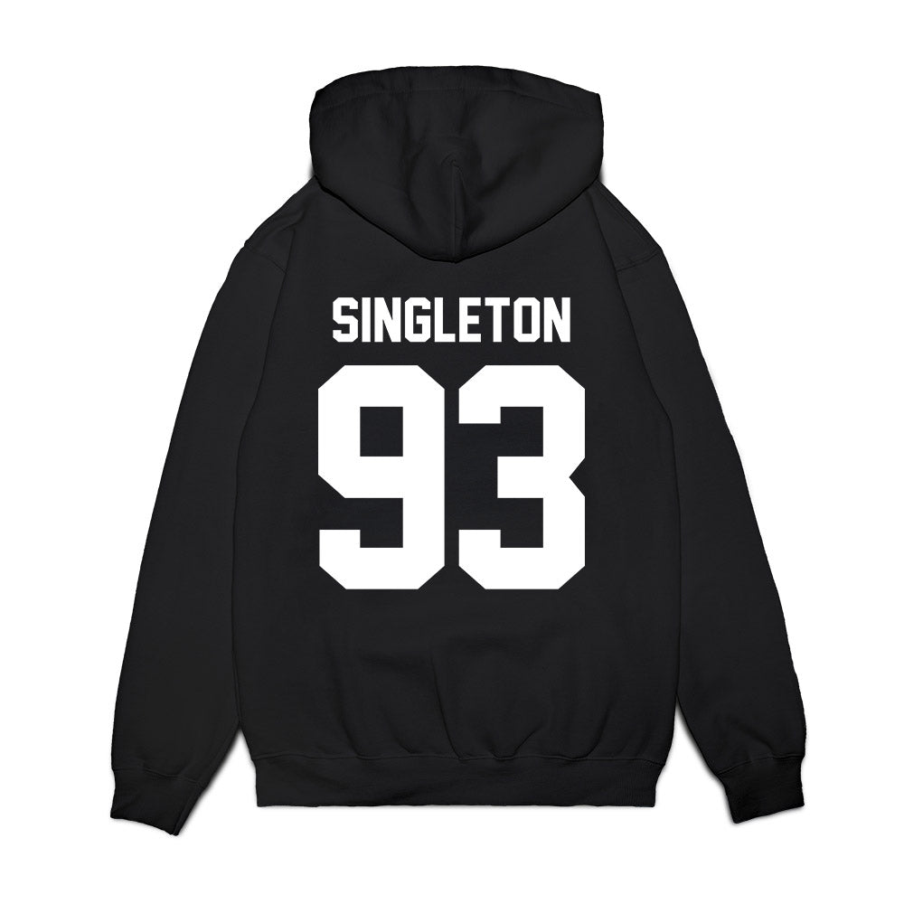 Texas Tech - NCAA Football : Dylan Singleton - Vintage Helmet Premium Hooded Sweatshirt-1