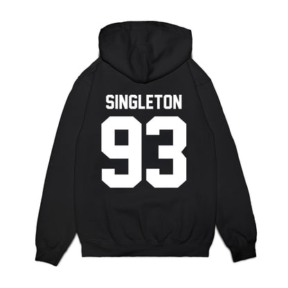 Texas Tech - NCAA Football : Dylan Singleton - Vintage Helmet Premium Hooded Sweatshirt-1