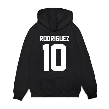 Texas Tech - NCAA Football : Jacob Rodriguez - Vintage Helmet Premium Hooded Sweatshirt-1