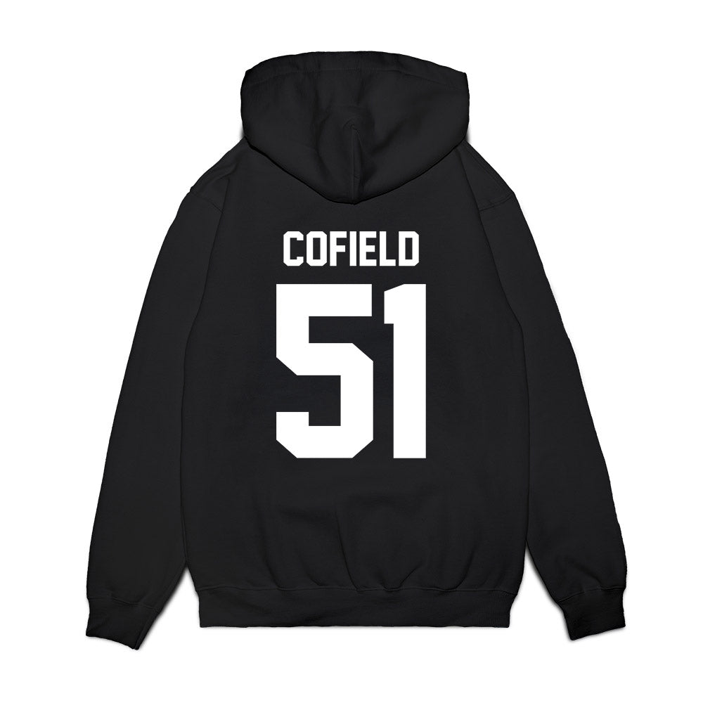 Texas Tech - NCAA Football : Jayden Cofield - Vintage Helmet Premium Hooded Sweatshirt-1