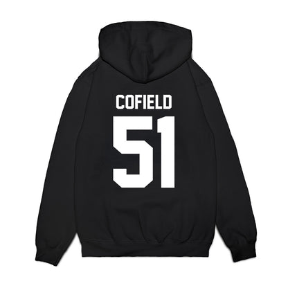Texas Tech - NCAA Football : Jayden Cofield - Vintage Helmet Premium Hooded Sweatshirt-1